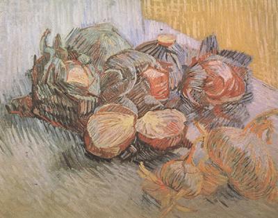 Vincent Van Gogh Still life with Red Cabbages and Onions (nn04) Norge oil painting art